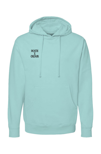 Mint Death X Cream Logo Embroidery hoodie