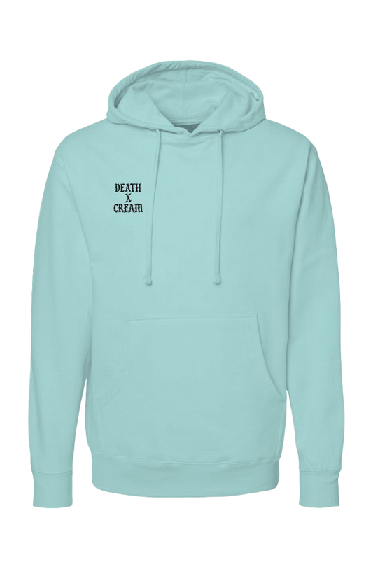 Mint Death X Cream Logo Embroidery hoodie