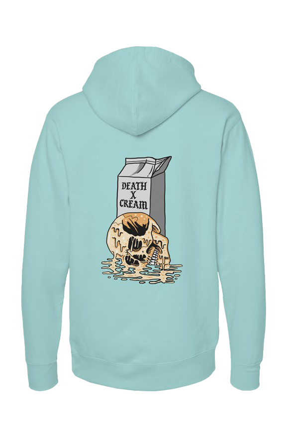 Mint Death X Cream Logo Embroidery hoodie